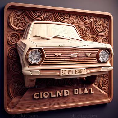 3D model Ford Cortina (STL)